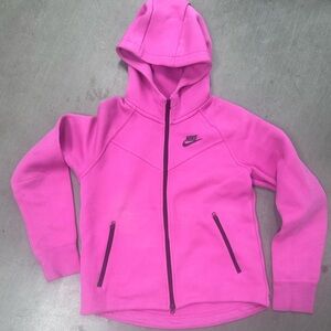 Nike Children’s Sportswear tech fleece wind runner full zip hoodie .